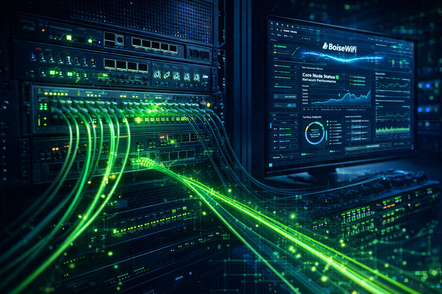 Business internet routing and Wi-Fi installation