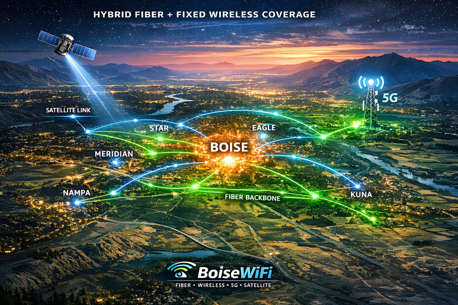 BoiseWiFi Connecting The Treasure Valley